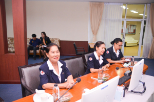 มรท. ให้การต้อนรับ ผวจ.ลพบุรี และนายกเหล่ากาชาด ในโอกาสเยี่ยมนักศึกษาทุนในพระราชานุเคราะห์สมเด็จพระกนิษฐาธิราชเจ้า กรมสมเด็จพระเทพรัตนราชสุดาฯ สยามบรมราชกุมารี