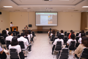 สาขาวิชาภาษาอังกฤษ ศศ.บ. จัดอบรมพัฒนาบุคลิกภาพแก่นักศึกษา