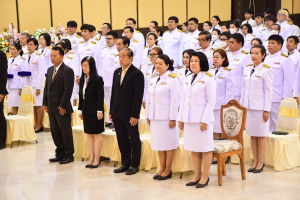 มรท. ร่วมเป็นเกียรติในพิธีรับพระบรมราชโองการโปรดเกล้าฯ แต่งตั้งนายกสภา มรภ.ราชนครินทร์ พิธีรับพระราชทานเครื่องราชอิสริยาภรณ์สำหรับกรรมการสภามหาวิทยาลัยผู้ทรงคุณวุฒิ และคณาจารย์ มรภ.ราชนครินทร์