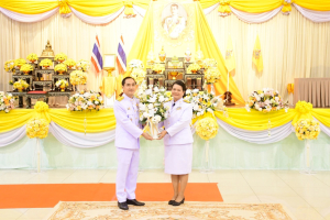 มรท. ร่วมเป็นเกียรติในพิธีรับพระบรมราชโองการโปรดเกล้าฯ แต่งตั้งนายกสภา มรภ.ราชนครินทร์ พิธีรับพระราชทานเครื่องราชอิสริยาภรณ์สำหรับกรรมการสภามหาวิทยาลัยผู้ทรงคุณวุฒิ และคณาจารย์ มรภ.ราชนครินทร์