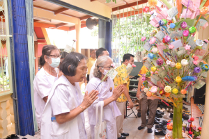 มรภ.เทพสตรี ร่วมพิธีเจริญพระพุทธมนต์เฉลิมพระเกียรติ ถวายพระพรชัยมงคลแด่ พระบาทสมเด็จพระเจ้าอยู่หัว เนื่องในโอกาสมหามงคลเฉลิมพระชนมพรรษา 6 รอบ 28 กรกฎาคม 2567 ครั้งที่ 3