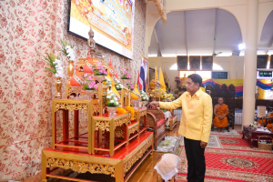 มรภ.เทพสตรี ร่วมพิธีเจริญพระพุทธมนต์เฉลิมพระเกียรติ ถวายพระพรชัยมงคลแด่ พระบาทสมเด็จพระเจ้าอยู่หัว เนื่องในโอกาสมหามงคลเฉลิมพระชนมพรรษา 6 รอบ 28 กรกฎาคม 2567 ครั้งที่ 3