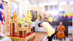 มรภ.เทพสตรี ร่วมพิธีเจริญพระพุทธมนต์เฉลิมพระเกียรติ ถวายพระพรชัยมงคลแด่ พระบาทสมเด็จพระเจ้าอยู่หัว เนื่องในโอกาสมหามงคลเฉลิมพระชนมพรรษา 6 รอบ 28 กรกฎาคม 2567 ครั้งที่ 3