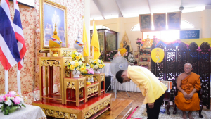 มรภ.เทพสตรี ร่วมพิธีเจริญพระพุทธมนต์เฉลิมพระเกียรติ ถวายพระพรชัยมงคลแด่ พระบาทสมเด็จพระเจ้าอยู่หัว เนื่องในโอกาสมหามงคลเฉลิมพระชนมพรรษา 6 รอบ 28 กรกฎาคม 2567 ครั้งที่ 3