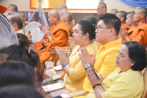 มรภ.เทพสตรี ร่วมพิธีเจริญพระพุทธมนต์เฉลิมพระเกียรติ ถวายพระพรชัยมงคลแด่ พระบาทสมเด็จพระเจ้าอยู่หัว เนื่องในโอกาสมหามงคลเฉลิมพระชนมพรรษา 6 รอบ 28 กรกฎาคม 2567 ครั้งที่ 3