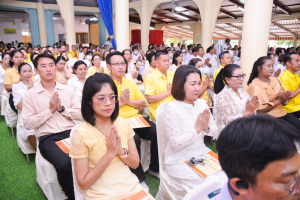 มรภ.เทพสตรี ร่วมพิธีเจริญพระพุทธมนต์เฉลิมพระเกียรติ ถวายพระพรชัยมงคลแด่ พระบาทสมเด็จพระเจ้าอยู่หัว เนื่องในโอกาสมหามงคลเฉลิมพระชนมพรรษา 6 รอบ 28 กรกฎาคม 2567 ครั้งที่ 3