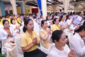 มรภ.เทพสตรี ร่วมพิธีเจริญพระพุทธมนต์เฉลิมพระเกียรติ ถวายพระพรชัยมงคลแด่ พระบาทสมเด็จพระเจ้าอยู่หัว เนื่องในโอกาสมหามงคลเฉลิมพระชนมพรรษา 6 รอบ 28 กรกฎาคม 2567 ครั้งที่ 3
