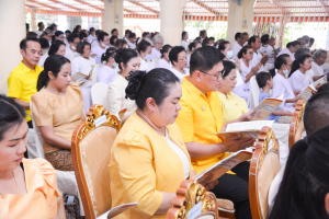 มรท. ร่วมพิธีเจริญพระพุทธมนต์เฉลิมพระเกียรติ ถวายพระพรชัยมงคลแด่ พระบาทสมเด็จพระเจ้าอยู่หัว เนื่องในโอกาสมหามงคลเฉลิมพระชนมพรรษา 6 รอบ 28 กรกฎาคม 2567 ครั้งที่ 3