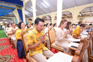 มรภ.เทพสตรี ร่วมพิธีเจริญพระพุทธมนต์เฉลิมพระเกียรติ ถวายพระพรชัยมงคลแด่ พระบาทสมเด็จพระเจ้าอยู่หัว เนื่องในโอกาสมหามงคลเฉลิมพระชนมพรรษา 6 รอบ 28 กรกฎาคม 2567 ครั้งที่ 3