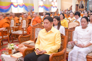 มรภ.เทพสตรี ร่วมพิธีเจริญพระพุทธมนต์เฉลิมพระเกียรติ ถวายพระพรชัยมงคลแด่ พระบาทสมเด็จพระเจ้าอยู่หัว เนื่องในโอกาสมหามงคลเฉลิมพระชนมพรรษา 6 รอบ 28 กรกฎาคม 2567 ครั้งที่ 3