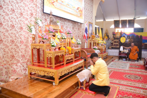 มรภ.เทพสตรี ร่วมพิธีเจริญพระพุทธมนต์เฉลิมพระเกียรติ ถวายพระพรชัยมงคลแด่ พระบาทสมเด็จพระเจ้าอยู่หัว เนื่องในโอกาสมหามงคลเฉลิมพระชนมพรรษา 6 รอบ 28 กรกฎาคม 2567 ครั้งที่ 3