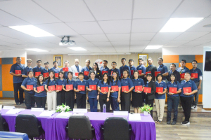 คณะวิทยาการจัดการ จัดพิธีมอบประกาศนียบัตร และปิดการอบรมหลักสูตรนักจัดการโลจิสติกส์มืออาชีพสำหรับผู้ประกอบการวิสาหกิจขนาดกลางและขนาดย่อมเพื่อการนำเข้าส่งออก รุ่นที่ 1