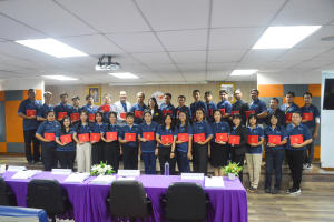 คณะวิทยาการจัดการ จัดพิธีมอบประกาศนียบัตร และปิดการอบรมหลักสูตรนักจัดการโลจิสติกส์มืออาชีพสำหรับผู้ประกอบการวิสาหกิจขนาดกลางและขนาดย่อมเพื่อการนำเข้าส่งออก รุ่นที่ 1