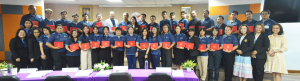 คณะวิทยาการจัดการ จัดพิธีมอบประกาศนียบัตร และปิดการอบรมหลักสูตรนักจัดการโลจิสติกส์มืออาชีพสำหรับผู้ประกอบการวิสาหกิจขนาดกลางและขนาดย่อมเพื่อการนำเข้าส่งออก รุ่นที่ 1