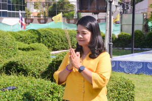 สนอ. จัดงานทำบุญ คุ้มครอง ป้องภัย เสริมบารมี สำนักงานอธิการบดี