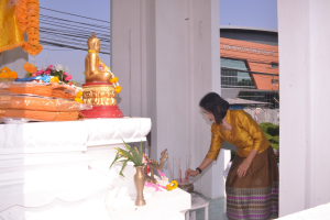 สนอ. จัดงานทำบุญ คุ้มครอง ป้องภัย เสริมบารมี สำนักงานอธิการบดี