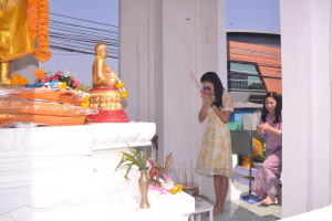 สนอ. จัดงานทำบุญ คุ้มครอง ป้องภัย เสริมบารมี สำนักงานอธิการบดี