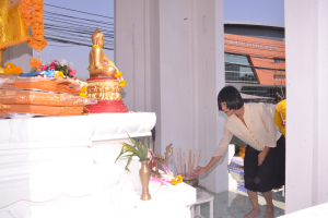 สนอ. จัดงานทำบุญ คุ้มครอง ป้องภัย เสริมบารมี สำนักงานอธิการบดี