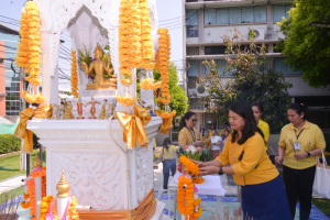 สนอ. จัดงานทำบุญ คุ้มครอง ป้องภัย เสริมบารมี สำนักงานอธิการบดี