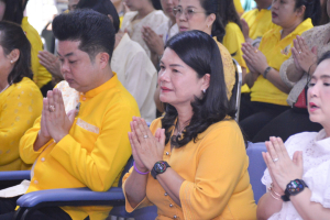 สนอ. จัดงานทำบุญ คุ้มครอง ป้องภัย เสริมบารมี สำนักงานอธิการบดี