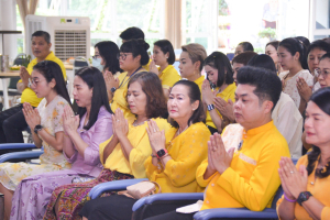 สนอ. จัดงานทำบุญ คุ้มครอง ป้องภัย เสริมบารมี สำนักงานอธิการบดี