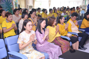 สนอ. จัดงานทำบุญ คุ้มครอง ป้องภัย เสริมบารมี สำนักงานอธิการบดี