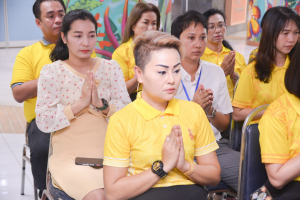 สนอ. จัดงานทำบุญ คุ้มครอง ป้องภัย เสริมบารมี สำนักงานอธิการบดี
