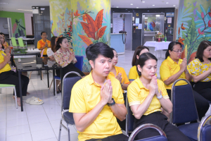 สนอ. จัดงานทำบุญ คุ้มครอง ป้องภัย เสริมบารมี สำนักงานอธิการบดี