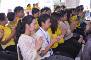 สนอ. จัดงานทำบุญ คุ้มครอง ป้องภัย เสริมบารมี สำนักงานอธิการบดี