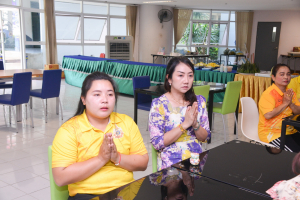 สนอ. จัดงานทำบุญ คุ้มครอง ป้องภัย เสริมบารมี สำนักงานอธิการบดี