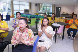 สนอ. จัดงานทำบุญ คุ้มครอง ป้องภัย เสริมบารมี สำนักงานอธิการบดี
