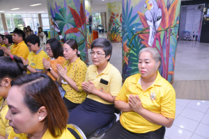 สนอ. จัดงานทำบุญ คุ้มครอง ป้องภัย เสริมบารมี สำนักงานอธิการบดี