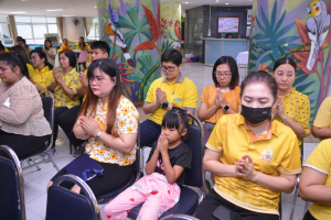 สนอ. จัดงานทำบุญ คุ้มครอง ป้องภัย เสริมบารมี สำนักงานอธิการบดี