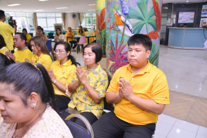 สนอ. จัดงานทำบุญ คุ้มครอง ป้องภัย เสริมบารมี สำนักงานอธิการบดี
