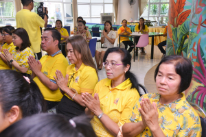 สนอ. จัดงานทำบุญ คุ้มครอง ป้องภัย เสริมบารมี สำนักงานอธิการบดี