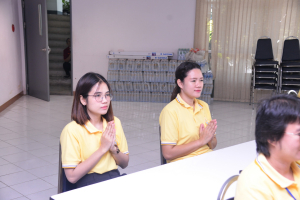 สนอ. จัดงานทำบุญ คุ้มครอง ป้องภัย เสริมบารมี สำนักงานอธิการบดี