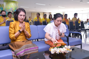 สนอ. จัดงานทำบุญ คุ้มครอง ป้องภัย เสริมบารมี สำนักงานอธิการบดี