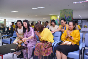 สนอ. จัดงานทำบุญ คุ้มครอง ป้องภัย เสริมบารมี สำนักงานอธิการบดี