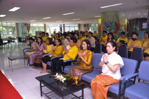 สนอ. จัดงานทำบุญ คุ้มครอง ป้องภัย เสริมบารมี สำนักงานอธิการบดี