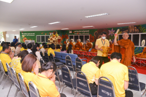 สนอ. จัดงานทำบุญ คุ้มครอง ป้องภัย เสริมบารมี สำนักงานอธิการบดี
