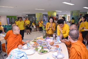 สนอ. จัดงานทำบุญ คุ้มครอง ป้องภัย เสริมบารมี สำนักงานอธิการบดี