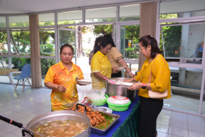 สนอ. จัดงานทำบุญ คุ้มครอง ป้องภัย เสริมบารมี สำนักงานอธิการบดี