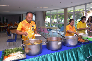 สนอ. จัดงานทำบุญ คุ้มครอง ป้องภัย เสริมบารมี สำนักงานอธิการบดี