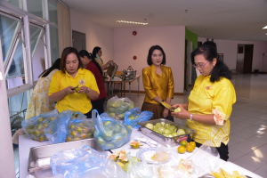 สนอ. จัดงานทำบุญ คุ้มครอง ป้องภัย เสริมบารมี สำนักงานอธิการบดี