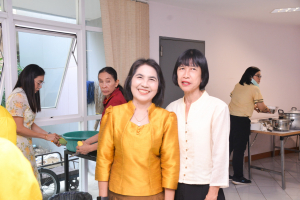 สนอ. จัดงานทำบุญ คุ้มครอง ป้องภัย เสริมบารมี สำนักงานอธิการบดี