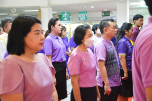 สำนักวิทยบริการฯ จัดพิธีเนื่องในวันคล้ายวันพระราชสมภพสมเด็จพระกนิษฐาธิราชเจ้า กรมสมเด็จพระเทพรัตนราชสุดาฯ สยามบรมราชกุมารี