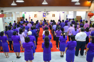 สำนักวิทยบริการฯ จัดพิธีเนื่องในวันคล้ายวันพระราชสมภพสมเด็จพระกนิษฐาธิราชเจ้า กรมสมเด็จพระเทพรัตนราชสุดาฯ สยามบรมราชกุมารี