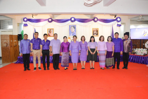 สำนักวิทยบริการฯ จัดพิธีเนื่องในวันคล้ายวันพระราชสมภพสมเด็จพระกนิษฐาธิราชเจ้า กรมสมเด็จพระเทพรัตนราชสุดาฯ สยามบรมราชกุมารี