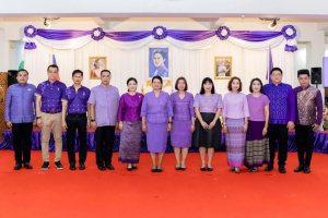 สำนักวิทยบริการฯ จัดพิธีเนื่องในวันคล้ายวันพระราชสมภพสมเด็จพระกนิษฐาธิราชเจ้า กรมสมเด็จพระเทพรัตนราชสุดาฯ สยามบรมราชกุมารี