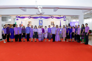 สำนักวิทยบริการฯ จัดพิธีเนื่องในวันคล้ายวันพระราชสมภพสมเด็จพระกนิษฐาธิราชเจ้า กรมสมเด็จพระเทพรัตนราชสุดาฯ สยามบรมราชกุมารี
